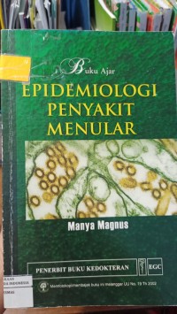 Image of Buku Ajar Epidemiologi Penyakit Menular