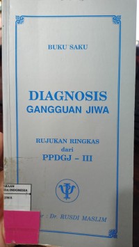 Image of Diagnosis Gangguan Jiwa Rujukan Ringkas Dari PPDGJ-III