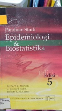 Image of Epidemiologi & Biostatistika
