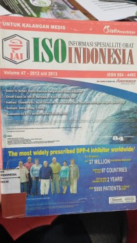 Image of ISO: Informasi Spesiallite Obat Indonesia