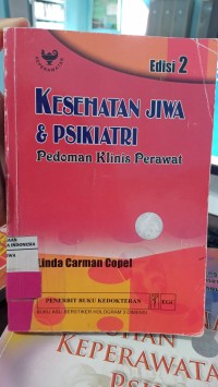 Image of Kesehatan Jiwa & Psikiatri Pedoman Klinis Perawat Edisi 2