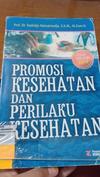 Image of Promosi Kesehatan Dan Perilaku Kesehatan
